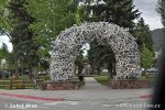 Elk Antler Arches, Jackson, USA