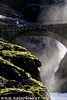 Bridge on the Waterfall Stigfossen