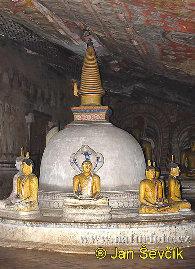 Gouden tempel van Dambulla