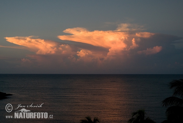 sunset over the Caribbean Sea (Sun 2)