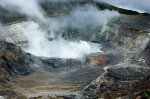 Krater of volcano Poas